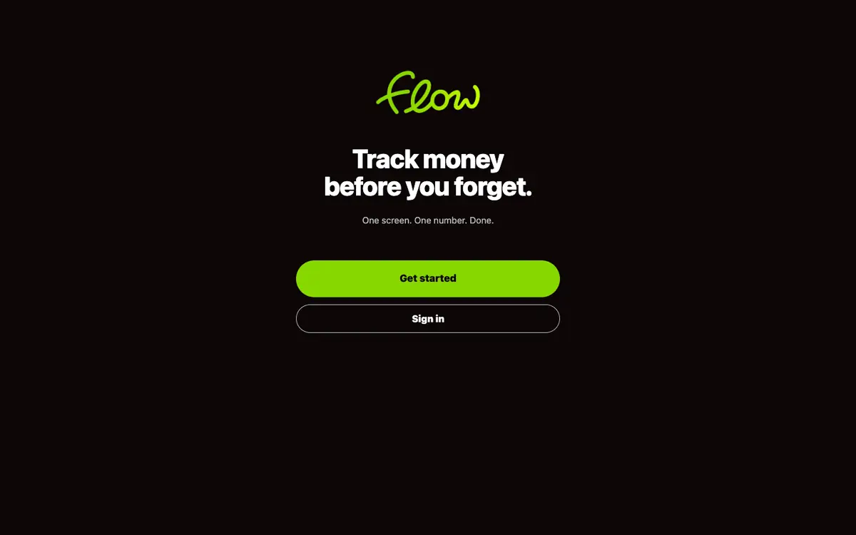Screenshot of the public flow.exybit.org page