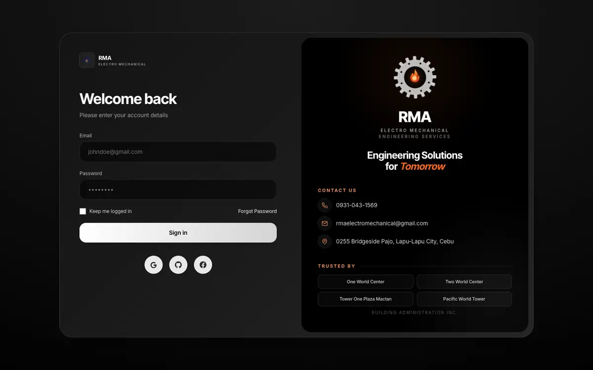 RMA project platform